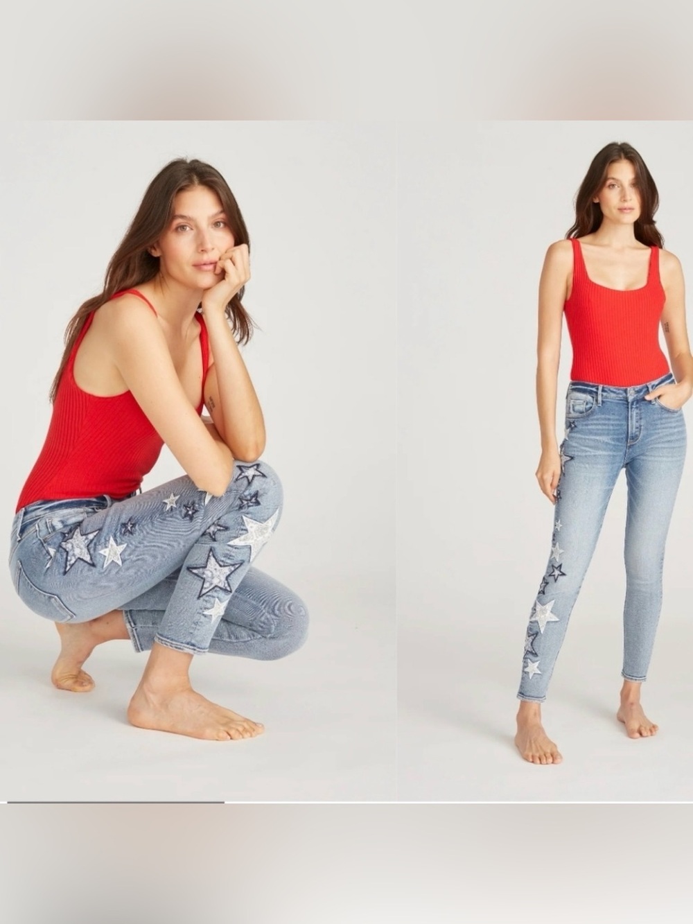 NWOT driftwood Jackie high rise star jeans. 32x28